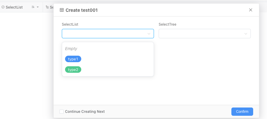 List Selection