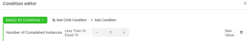 Completion Condition
