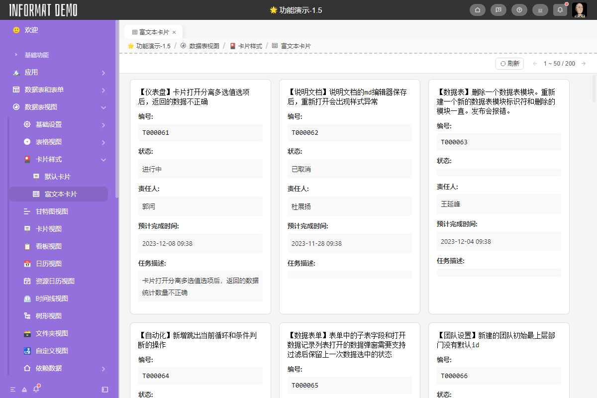 Rich Text Effect Diagram