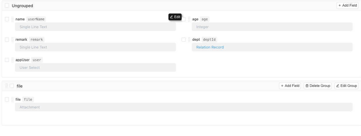 Data Table Definition